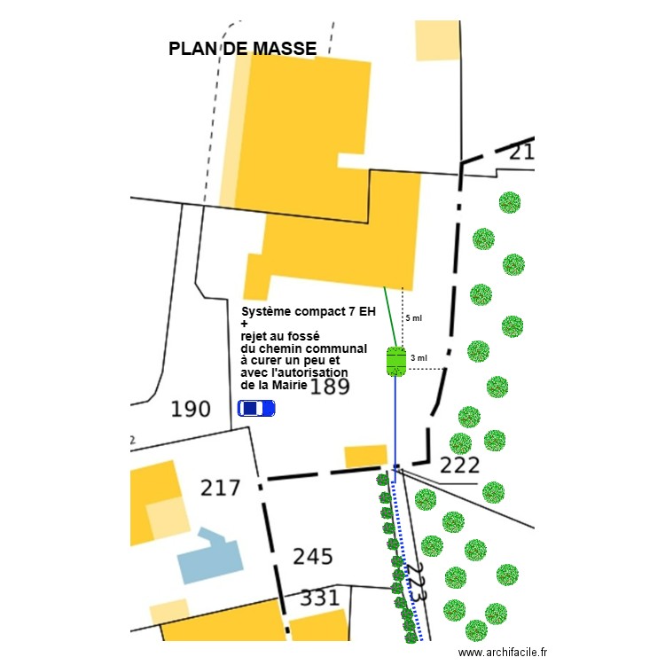 Lejring. Plan de 0 pièce et 0 m2