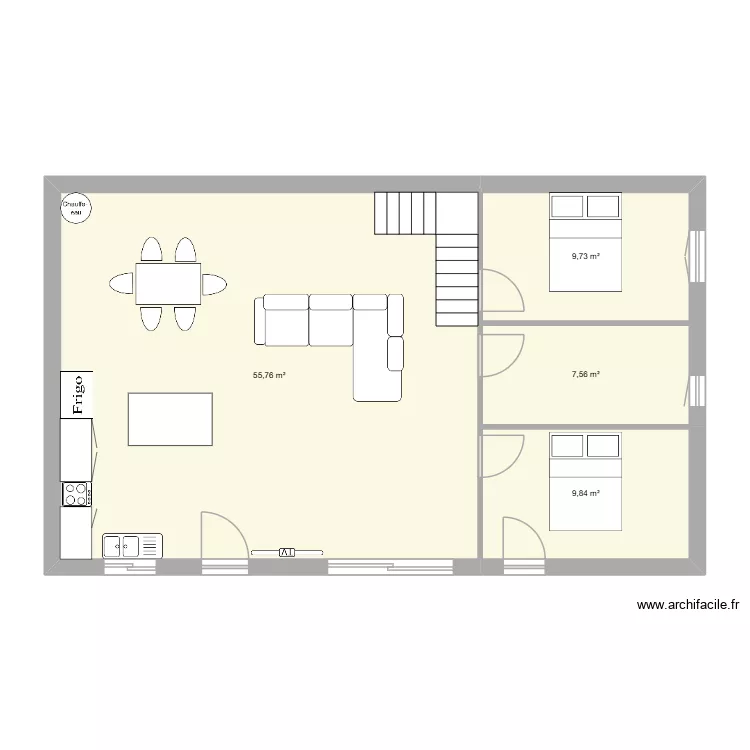maison vikkar. Plan de 4 et 83 m² maison vikkar. Plan de 4 et 83 m²