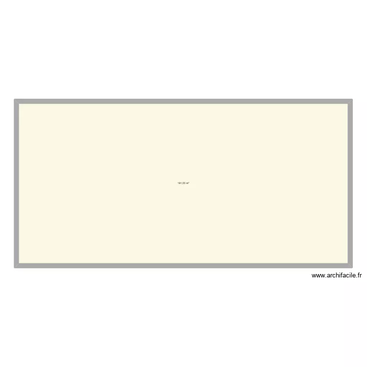 APW 1er &eacute;tage. Plan de 1 Pièce et 192 m²
