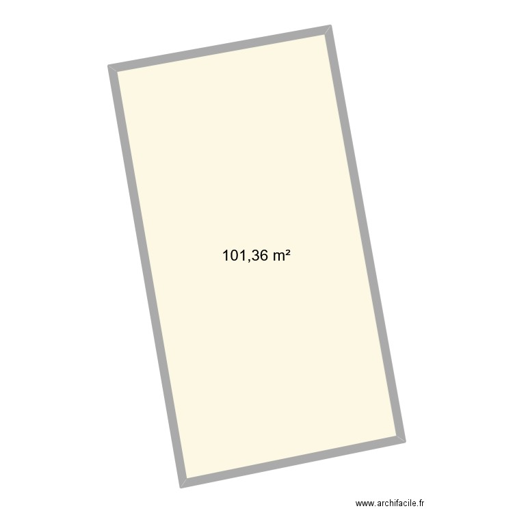 cadastre maison annoville. Plan de 1 pièce et 101 m2