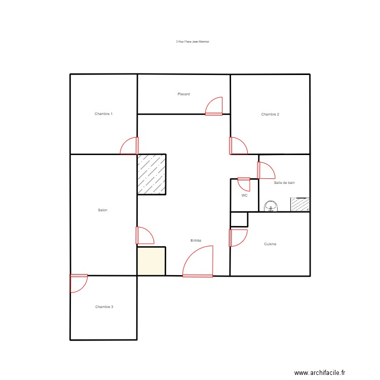 Plan Vendeuvre 7. Plan de 0 pièce et 0 m2