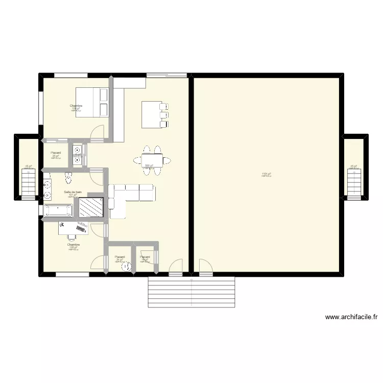 Quadruplex. Plan de 