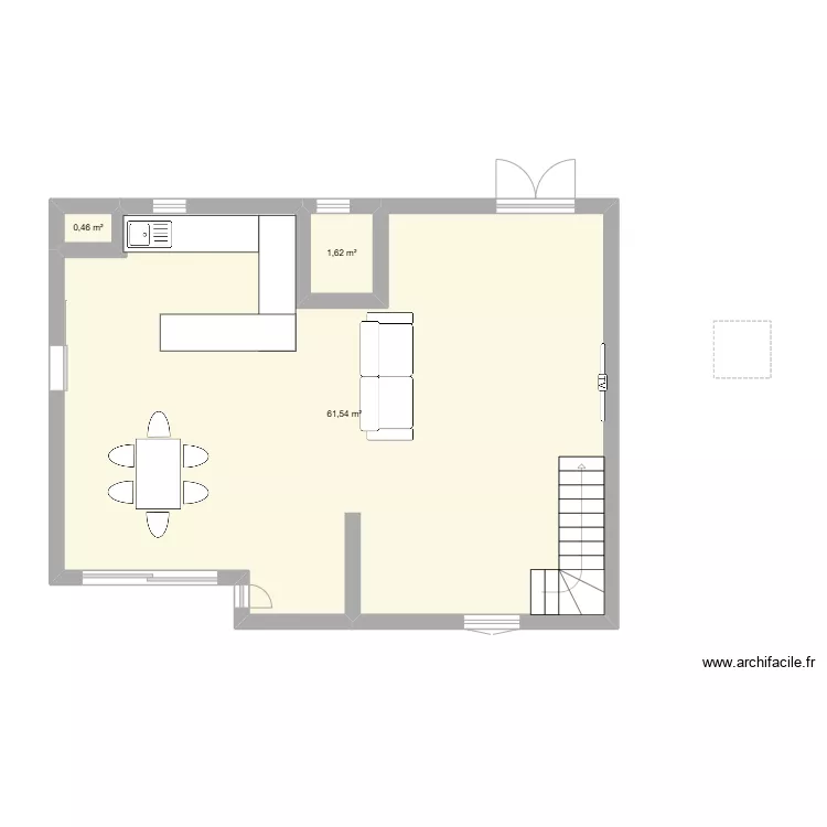 maison badoc. Plan de 