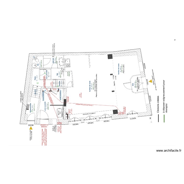 Camboulives rdc. Plan de 0 pièce et 0 m2