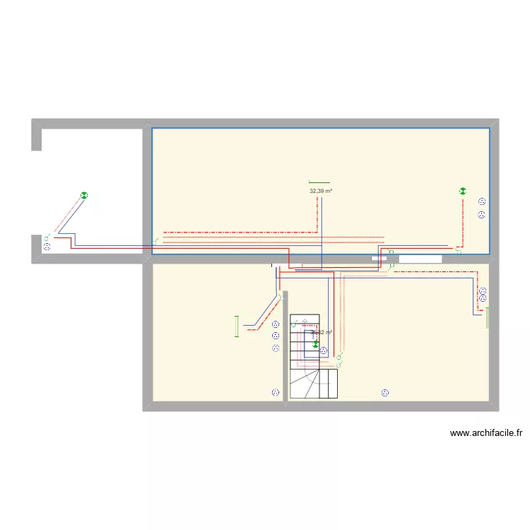 Houilles elec 4. Plan de 