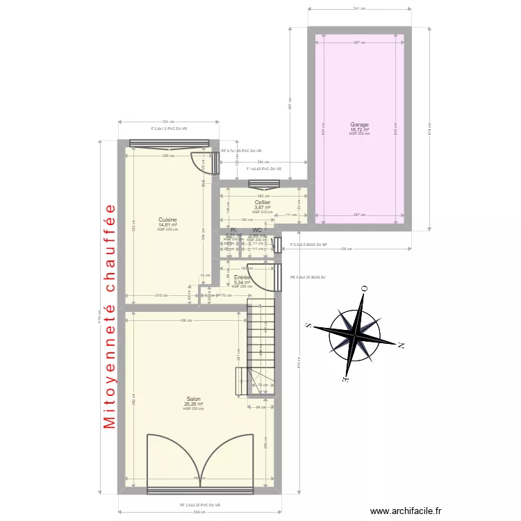 PAYS Val&eacute;rie. Plan de 