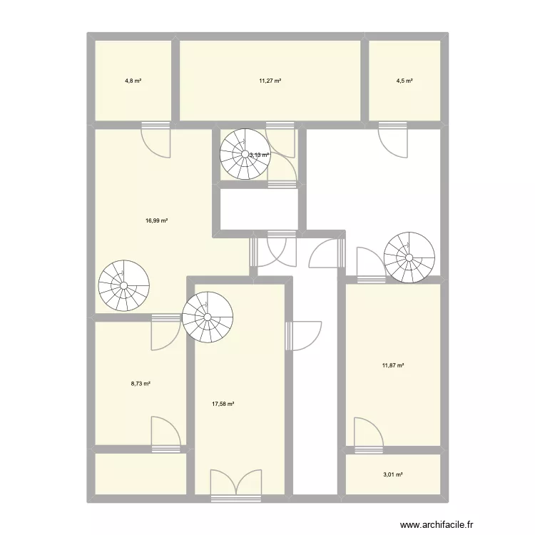 rdc. Plan de 9 et 82 m² rdc. Plan de 9 et 82 m²