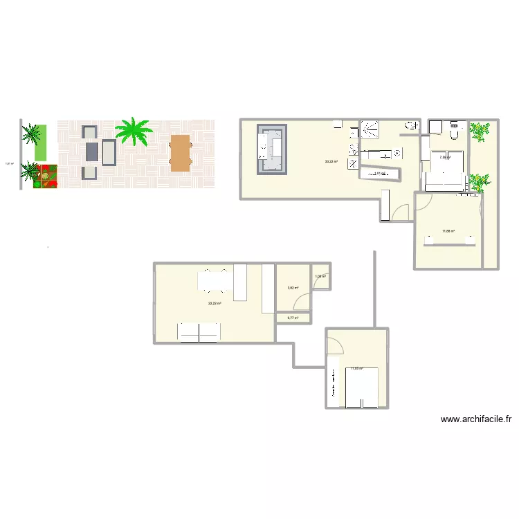 BREGUIERES REEL. Plan de 