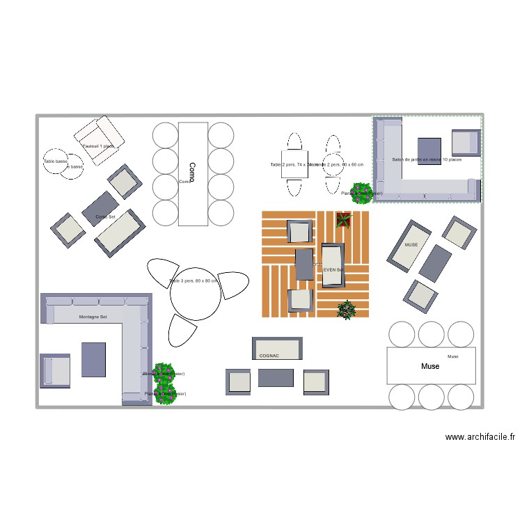 salo MO. Plan de 1 pièce et 94 m2