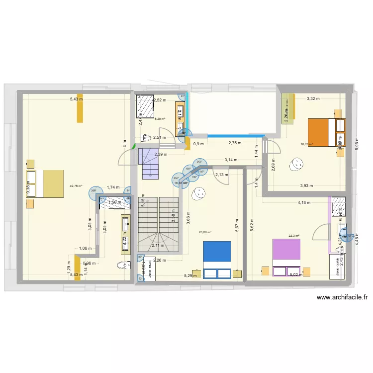 Maison Ecuelles Etage Version 24.12.2025. Plan de 12 pièces et 286 m² Maison Ecuelles Etage Version 24.12.2025. Plan de 12 pièces et 286 m²