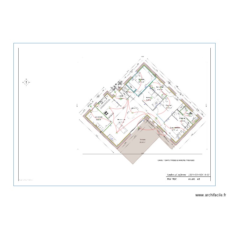 SAUBOUA EBCR. Plan de 0 pièce et 0 m2