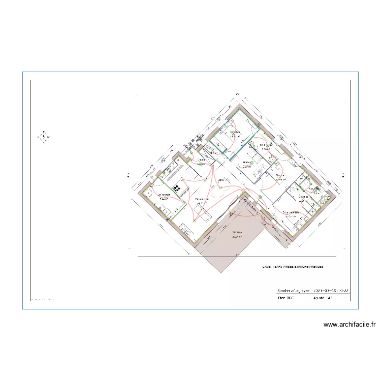 SAUBOUA EBCR. Plan de 