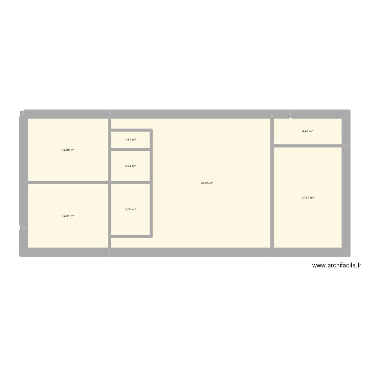 seb. Plan de 8 pièces et 97 m2