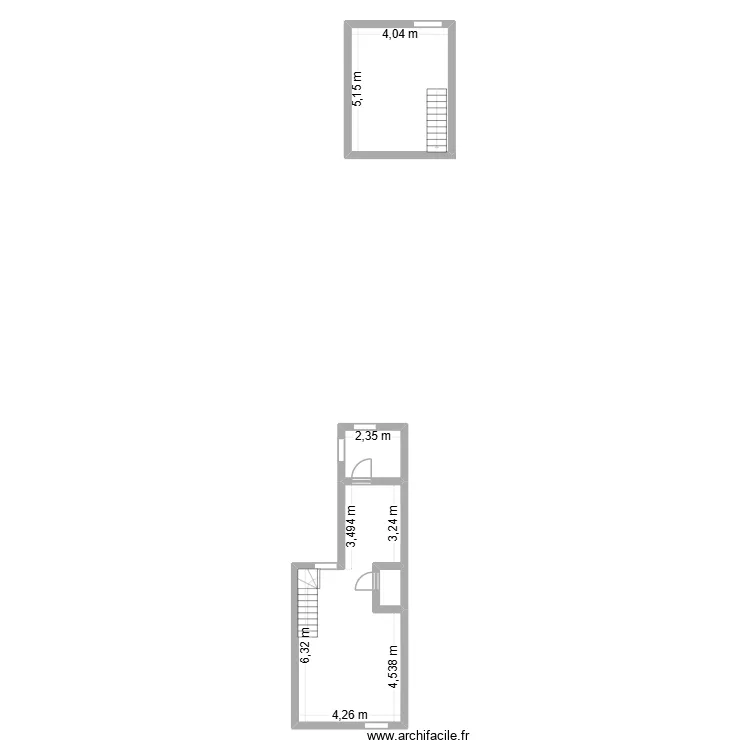 lessines 1er. Plan de 4 et 60 m² lessines 1er. Plan de 4 et 60 m²