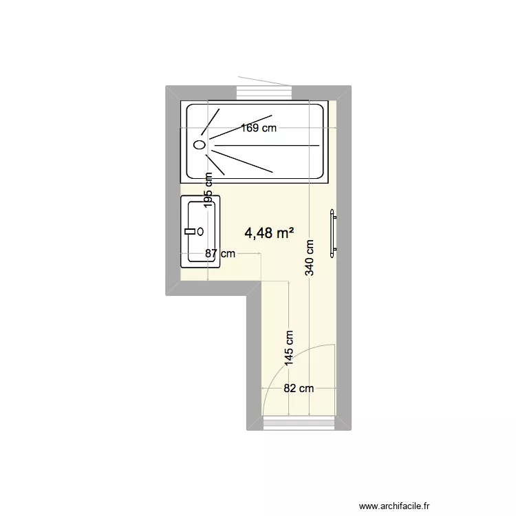 salle de bains Jean . Plan de salle de bains Jean . Plan de