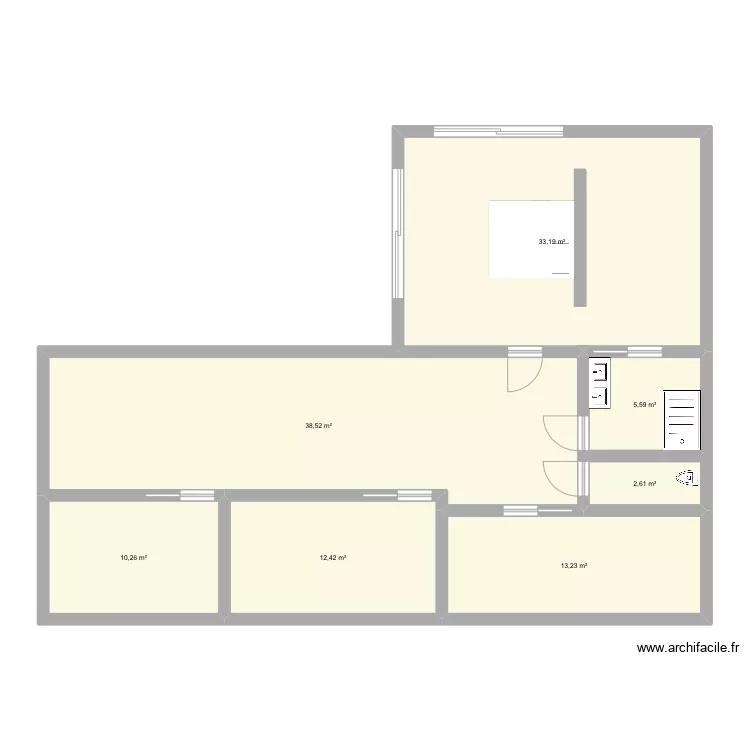 MENULIERE. Plan de 
