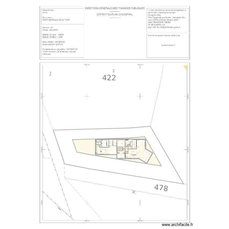 Maison Surbaix 6. Plan de 
