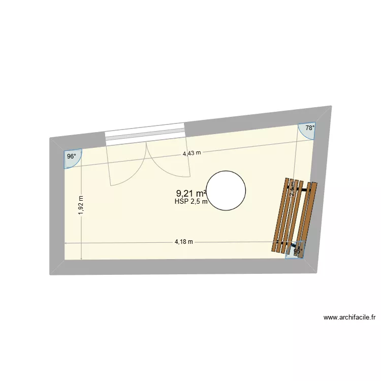 place parking 140 cours du pont. Plan de 