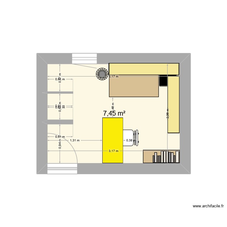 atelier couture. Plan de 0 pièce et 0 m2 atelier couture. Plan de 0 pièce et 0 m2