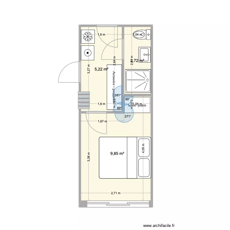 Garage V2. Plan de 3 et 18 m² Garage V2. Plan de 3 et 18 m²