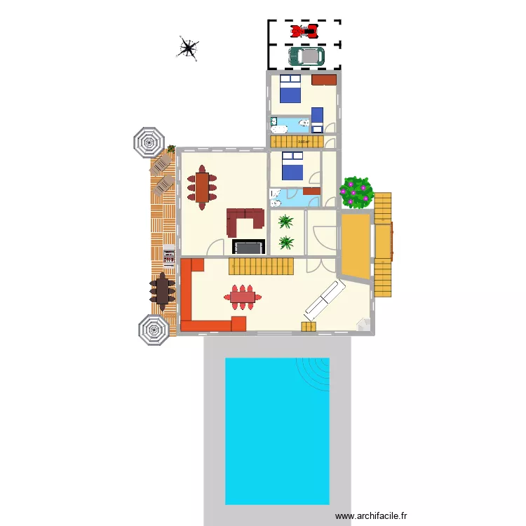 Vall Repos. Plan de 11  et 81 m²