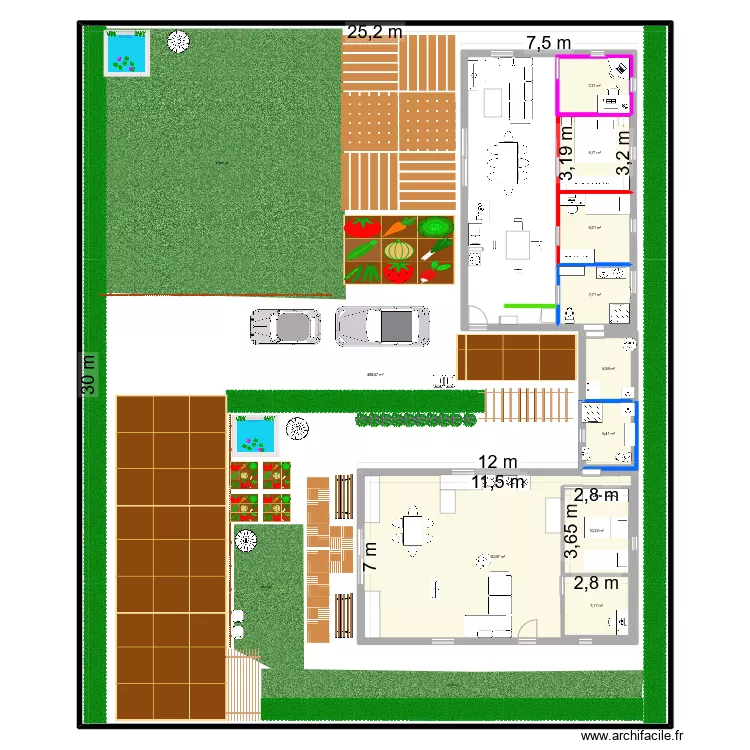 maison 2025. Plan de 