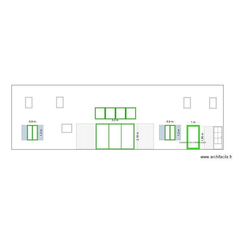 PETIT FACADE SUD. Plan de 0 pièce et 0 m2