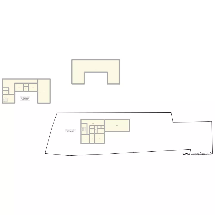 Masse3. Plan de 22 et 434 m² Masse3. Plan de 22 et 434 m²