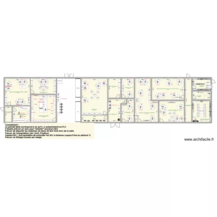 Atelier IF future v4 - Validé bureaux CFA + PLT + Archives GC MECA. Plan de 18 Pièces et 396 m² Atelier IF future v4 - Validé bureaux CFA + PLT + Archives GC MECA. Plan de 18 Pièces et 396 m²