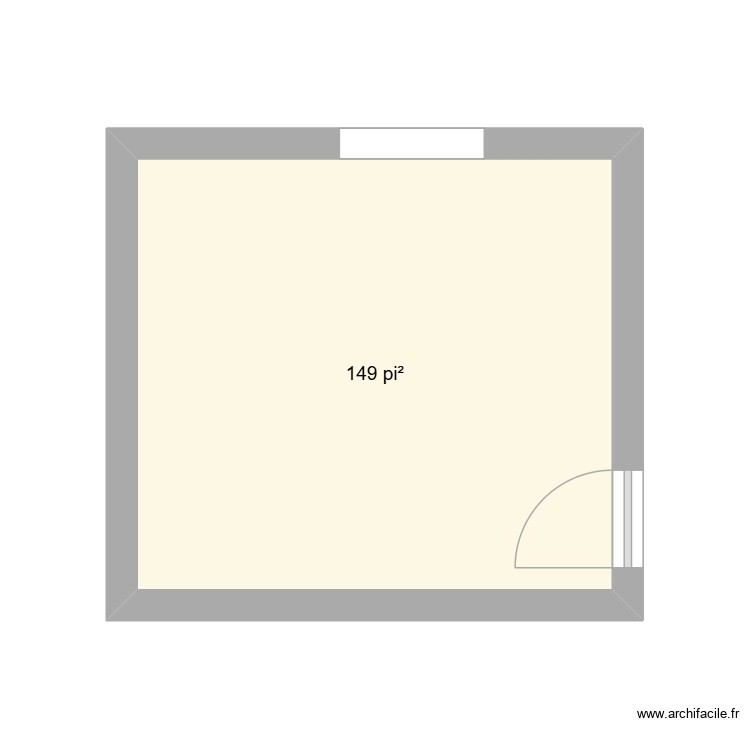 Plan de chambre. Plan de 0 pièce et 0 m2