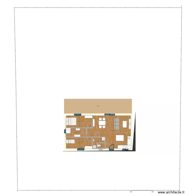 plan. Plan de 7 Pièces et 68 m² plan. Plan de 7 Pièces et 68 m²