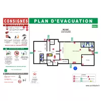 Plan d'évacuation 4 SO EAT