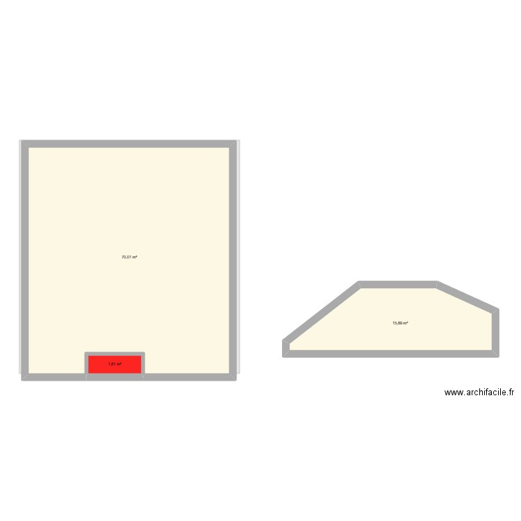 Lemaitre. Plan de 7 pièces et 155 m2