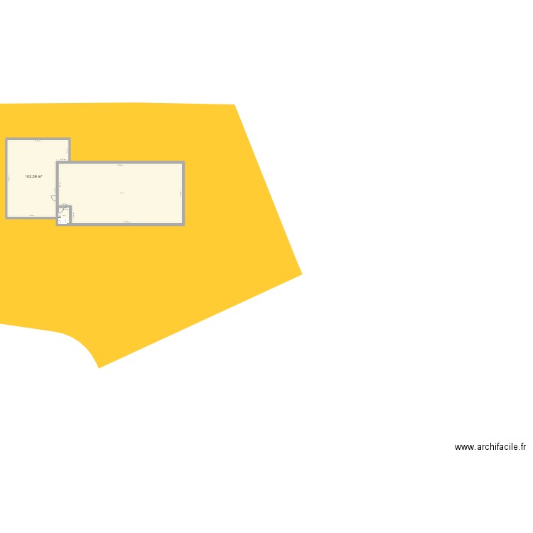 batiment stockage BRENS 2. Plan de 3 pièces et 287 m2
