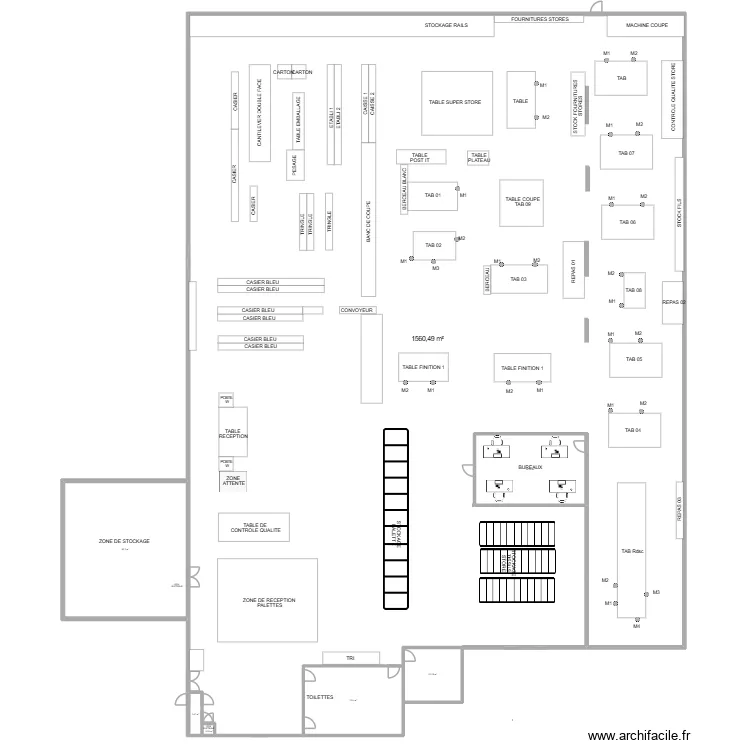 20260608-Préco 1-Plan de l'atelier Sotexpro. Plan de 6 et 172 m² 20260608-Préco 1-Plan de l'atelier Sotexpro. Plan de 6 et 172 m²