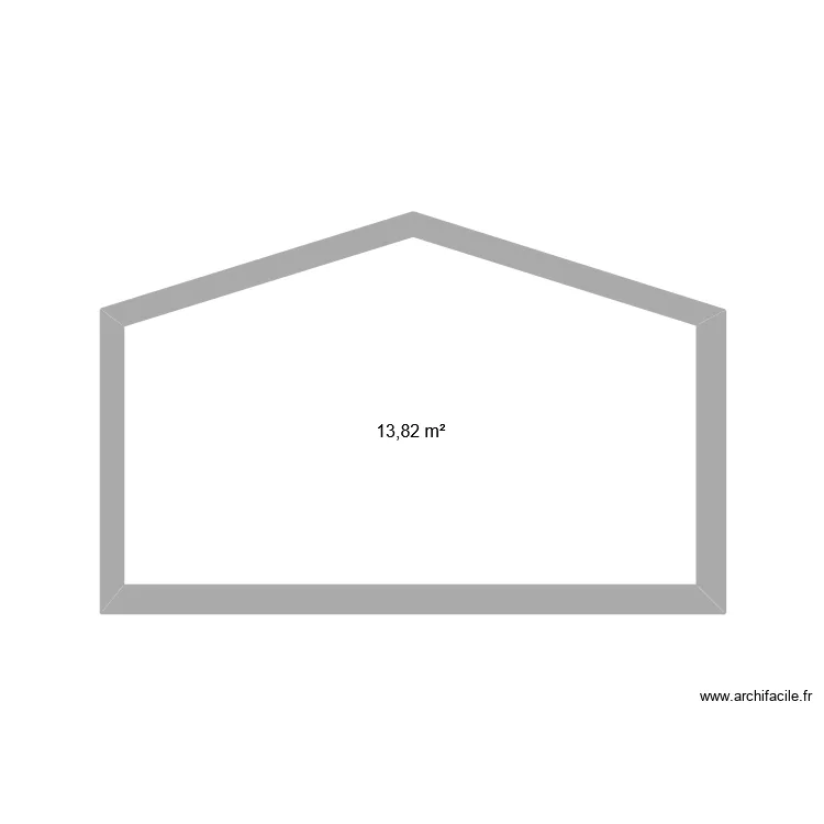 classique. Plan de 1 Pièce et 14 m² classique. Plan de 1 Pièce et 14 m²