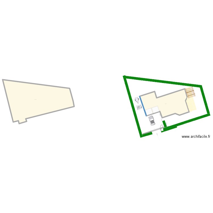 Projet portail. Plan de 0 pièce et 0 m2