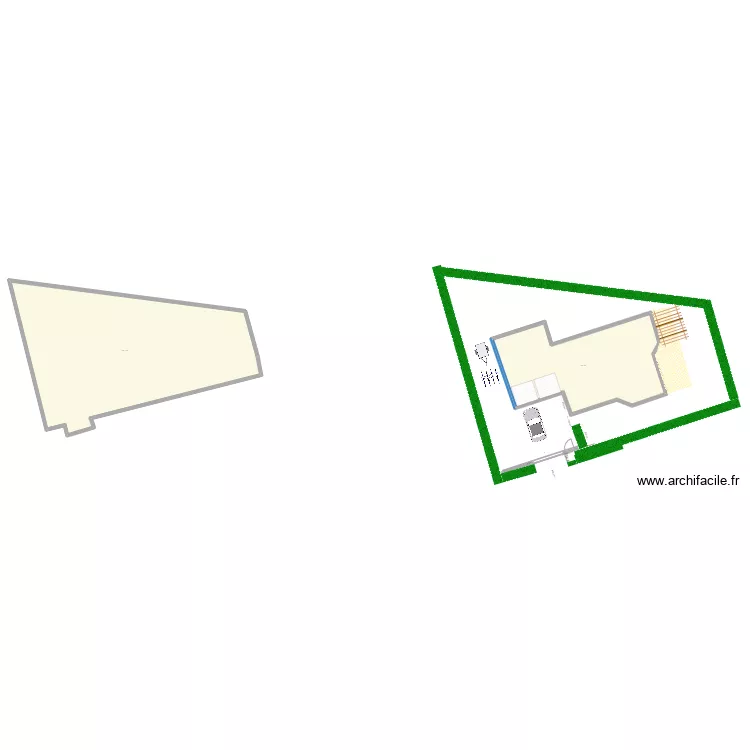 Projet portail. Plan de 