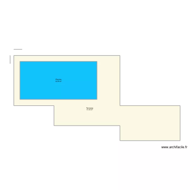 Plan terrasse HAYS. Plan de 