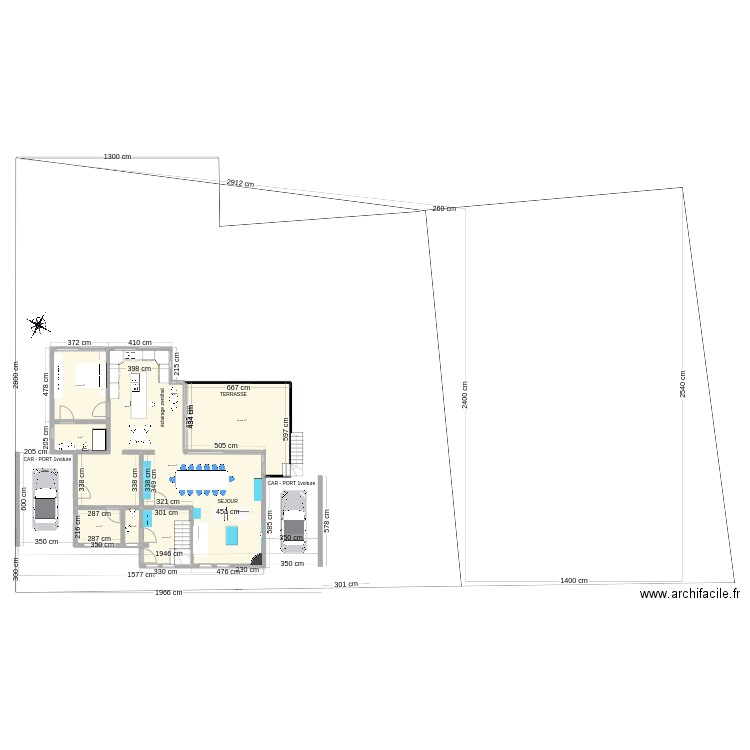 MaisonAnnieJMFred2. Plan de 7 pièces et 158 m2