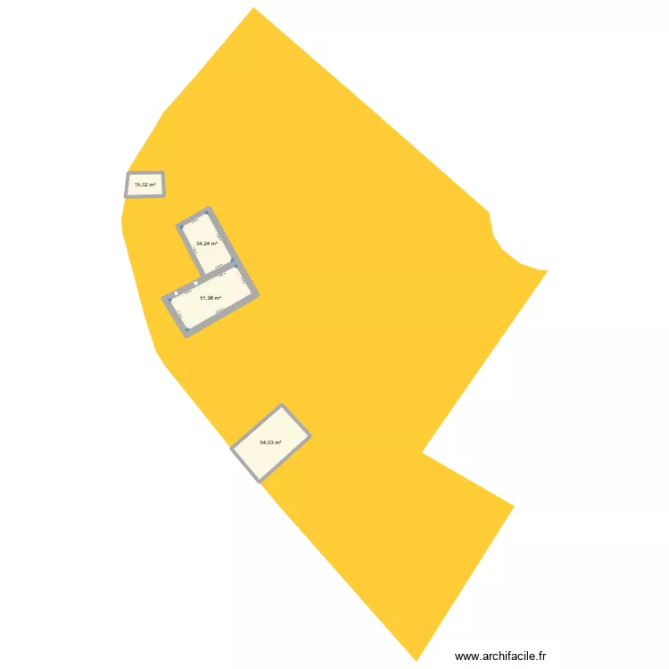 CATUS. Plan de 4  et 155 m²