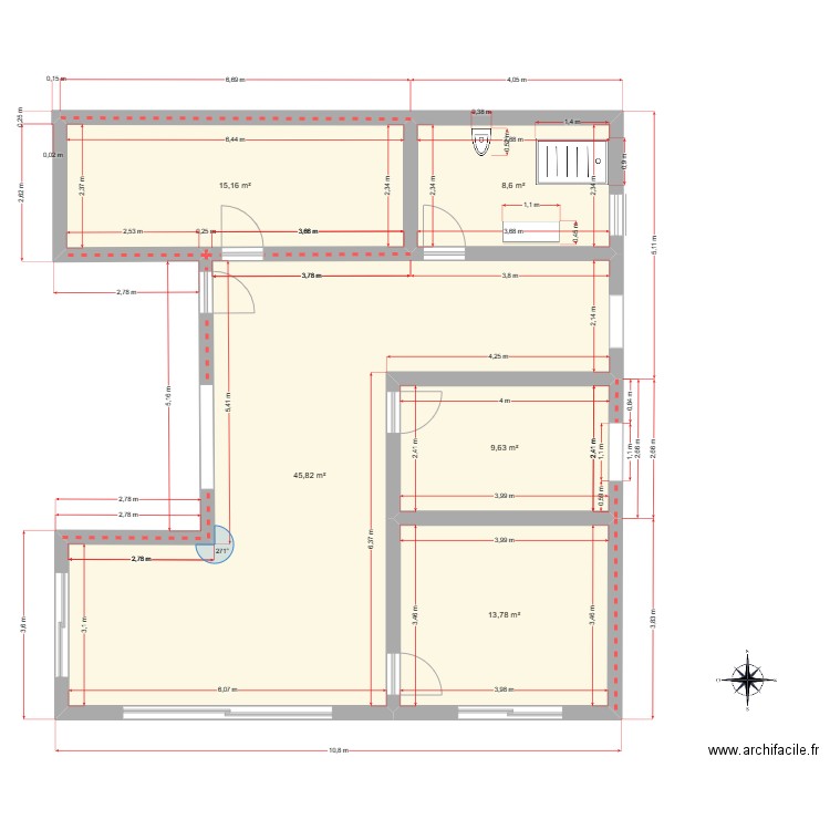 LANDI MAISON 2. Plan de 0 pièce et 0 m2