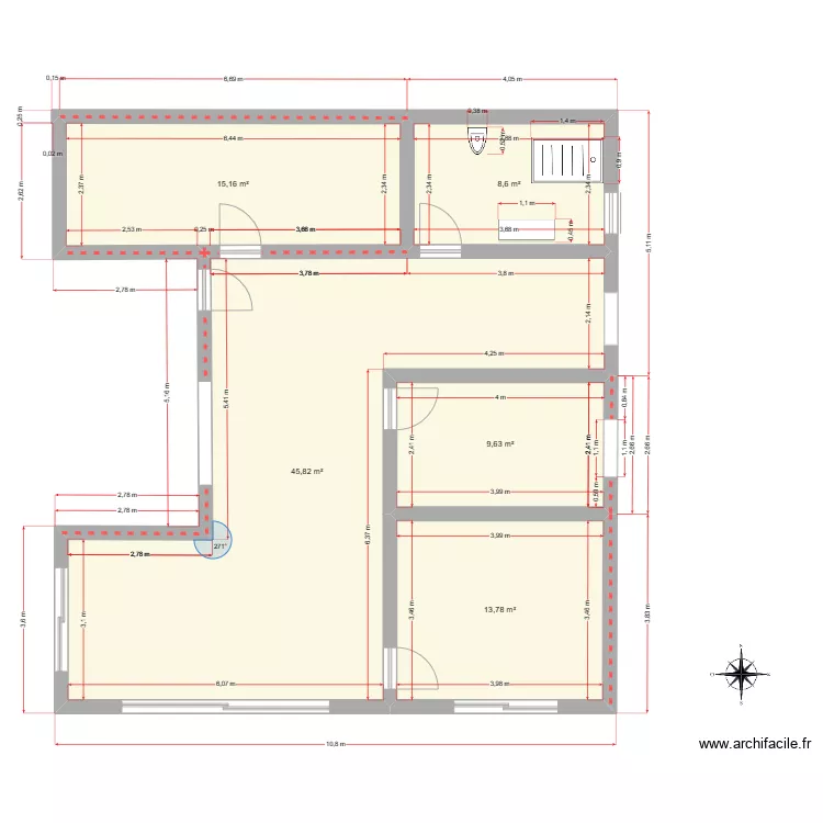 LANDI MAISON 2. Plan de 