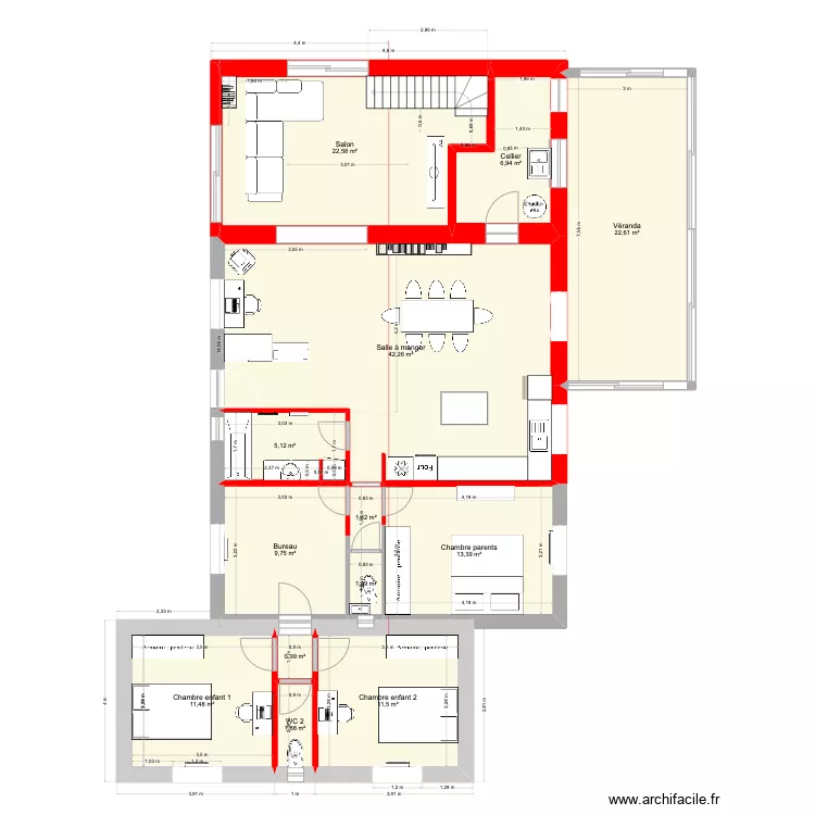 plan base extension 4. Plan de 