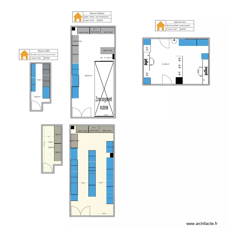 5201 test. Plan de 5  et 89 m²