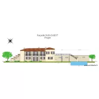Escourche Fa&ccedil;ade SUD OUEST Projet 2