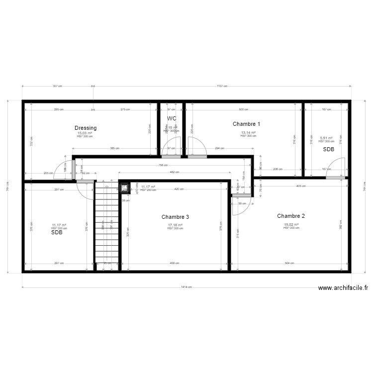 PROJET MARGENCY. Plan de 0 pièce et 0 m2