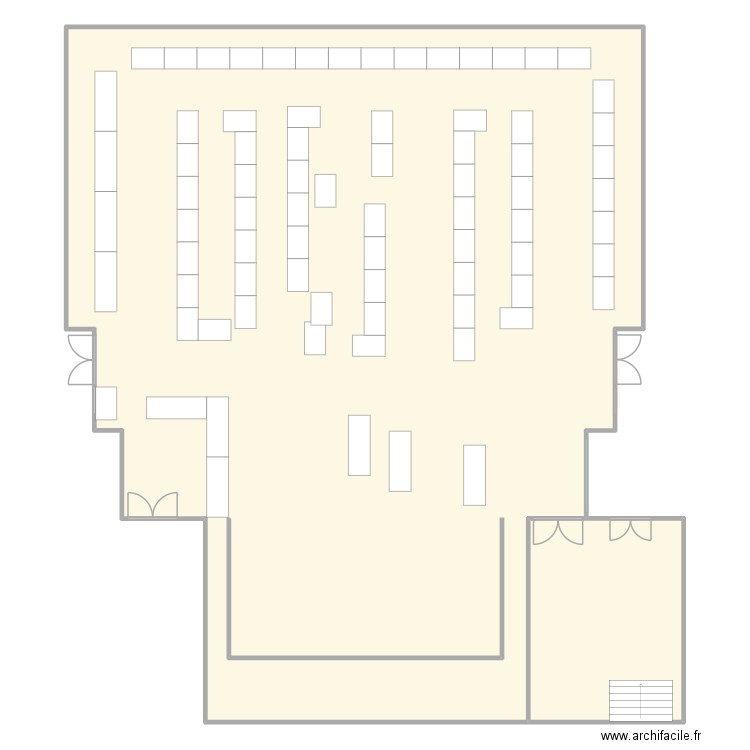 PLAN SDF PX. Plan de 2 pièces et 483 m2