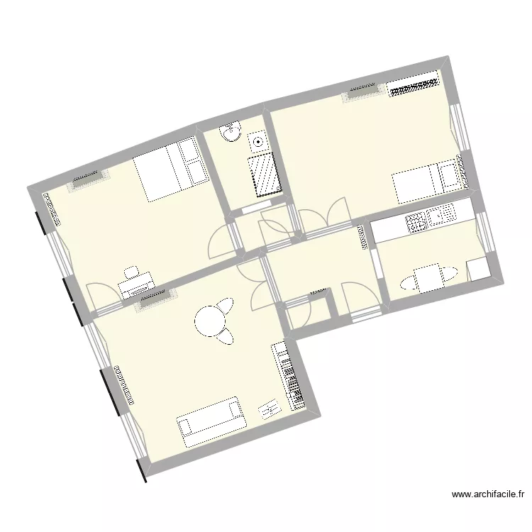appart EMMA. Plan de 6 et 80 m² appart EMMA. Plan de 6 et 80 m²