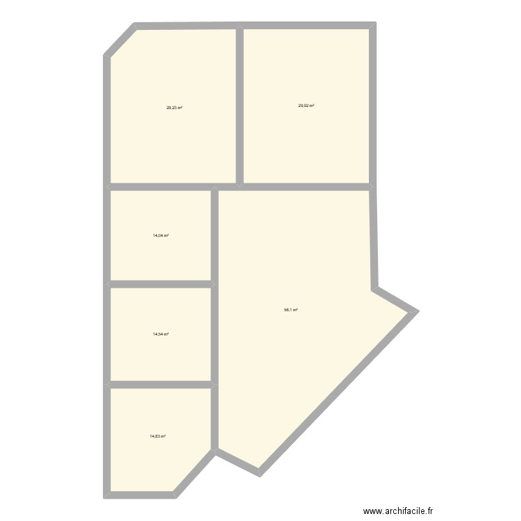 oshiskin. Plan de 6 pièces et 159 m2